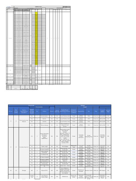 Control Plan Format に対する画像結果