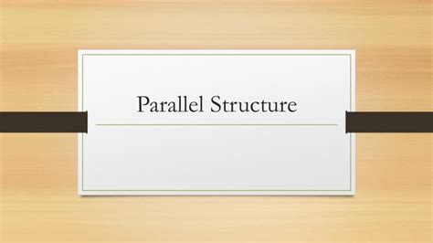 Parallel Structure Chart に対する画像結果