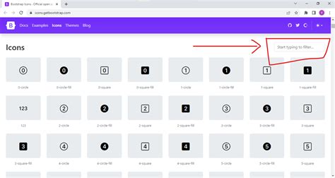 Bootstrap 5 Offline Icons-க்கான படிம முடிவு