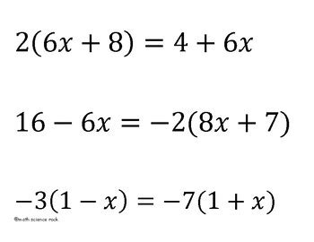 Image result for Solving Equations Distributive Property
