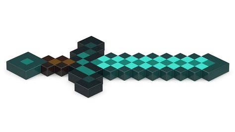 Toradh íomhá ar Minecraft Diamond Sword 3D