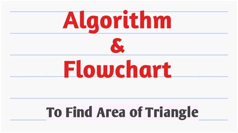 Image result for Algorithm Pseudocode Flowchart Area of Triangle