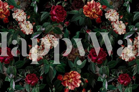 Toradh íomhá ar Night Rose Pattern