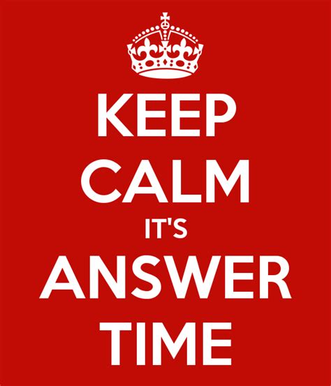 Toradh íomhá ar Time Is Ultimate Answer