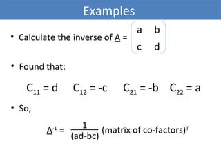 Image result for Cofactor Method Chart