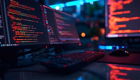 Toradh íomhá ar Computer Code On Laptop