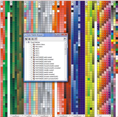 Toradh íomhá ar Add Color to CorelDRAW Palette