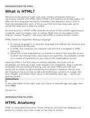 Image result for Introduction to HTML Code