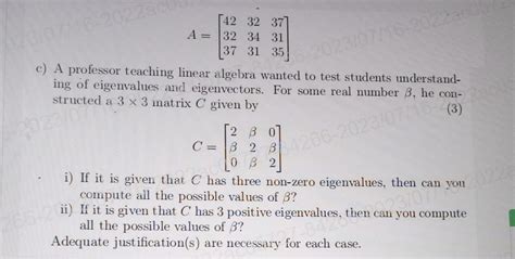 Image result for Lower Triangular Matrix Eigenvalues