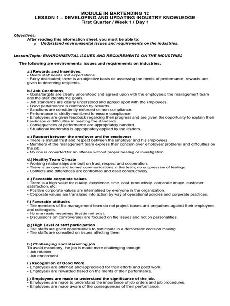 Bartending Learning Module Quarter 3 に対する画像結果