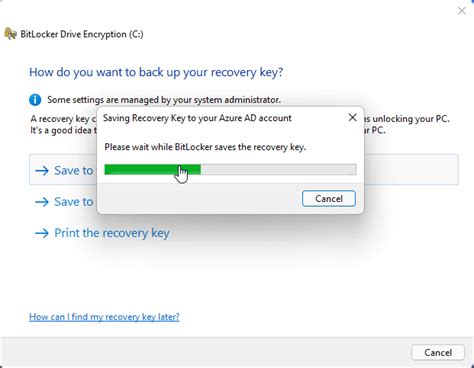 Toradh íomhá ar Ad BitLocker Recover Key