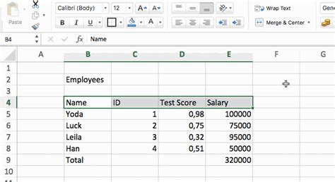 Excel Table Format Tutorial に対する画像結果