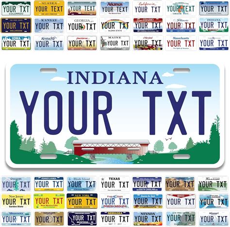 Image result for Indiana License Plate Sample
