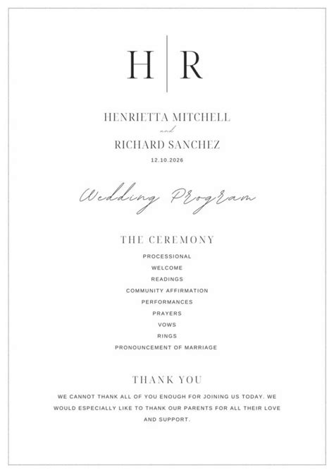 Image result for Sample of Church Wedding Ceremony Program