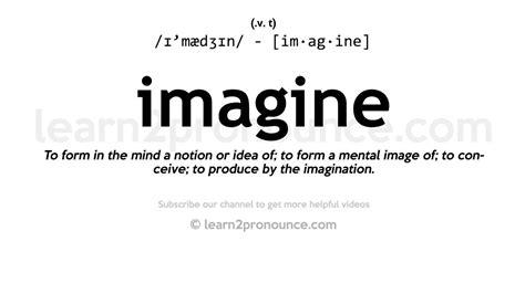 Image result for Imagine Meaning