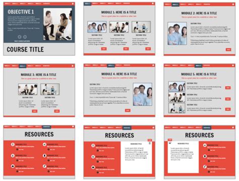 Image result for Online Learning Module Template