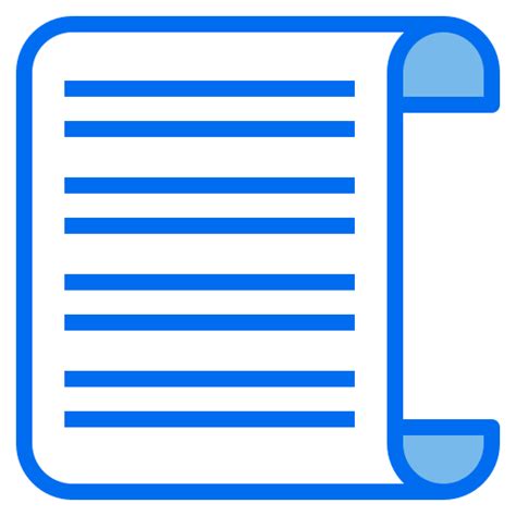 Image result for Script Icon Blue Scroll
