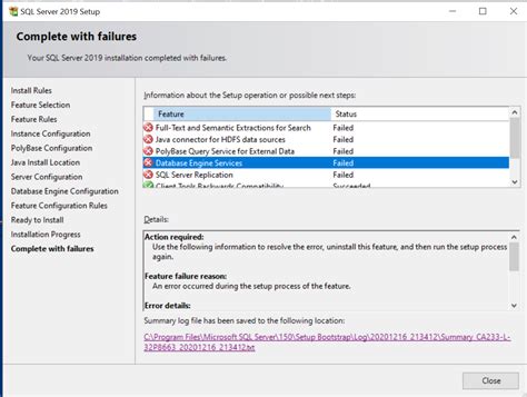 Image result for Cannot Uninstall SQL Instance
