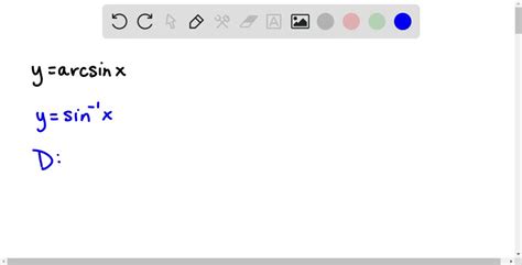 Toradh íomhá ar Domain and Range of Arcsin