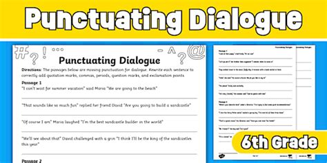 Image result for 6th-Grade Dialogue Examples