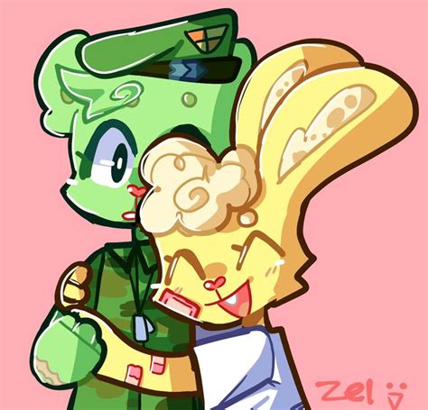 Afbeeldingsresultaten voor Happy Tree Friends Flippy and Cuddles