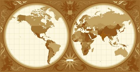 Image result for First Map of the World Vector