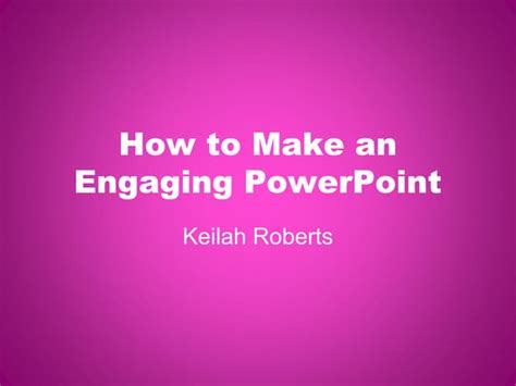 Toradh íomhá ar Make PowerPoint More Engaging