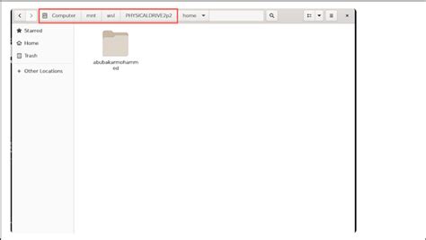 Toradh íomhá ar Linux File Manager On Windows
