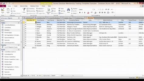 Image result for Client Access Database Template