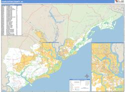 Image result for Charleston County SC Zip Code Map