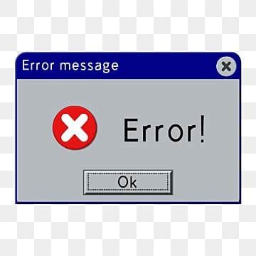 Error Window PNG に対する画像結果