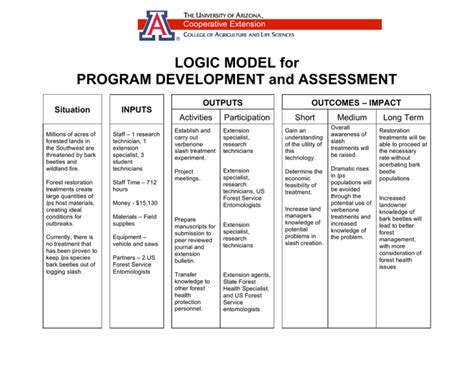Image result for Logic Model for Youth Development Program