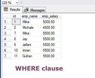 Image result for SQL WHERE Clause True Quotation