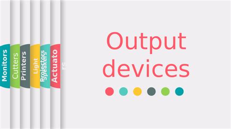 Image result for Function of Output Devices