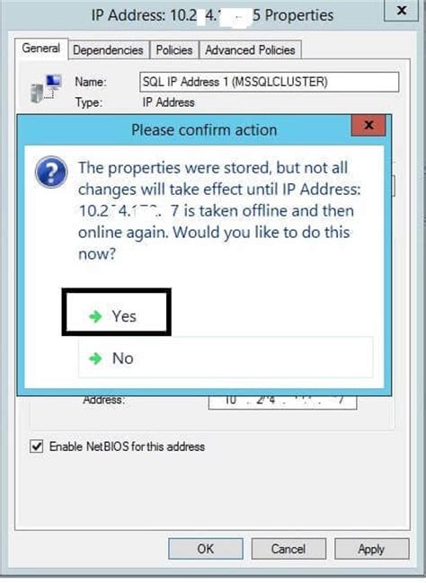 Image result for Create Virtual IP Address for a SQL Server Failover Cluster