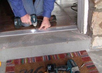 Image result for How to Install a New Front Door Threshold