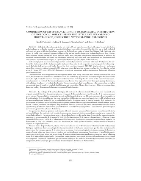 Toradh íomhá ar Biological Soil Crust Joshua Tree