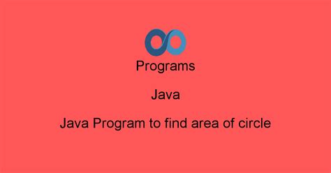 Image result for Java to Find Circle Area