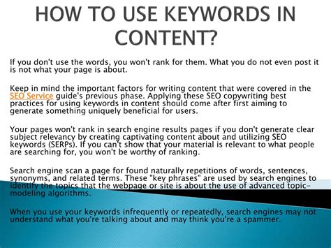 Image result for How to Use Key Words