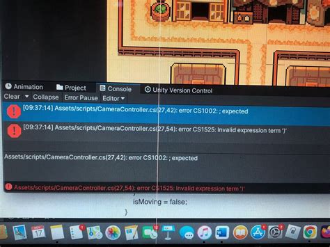Image result for Picture of Syntax Error in Unity