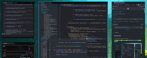 Tiling Window Manager に対する画像結果