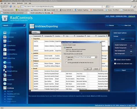 WPF Based UI Samples に対する画像結果