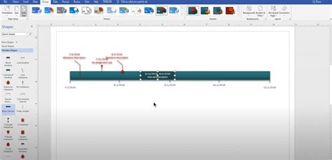 Image result for Visio Timeline Examples