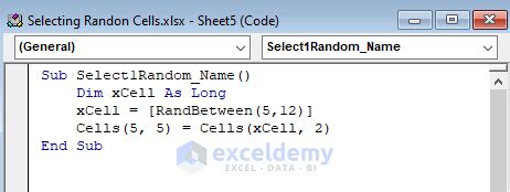 Image result for How to Select Random Cells in Excel