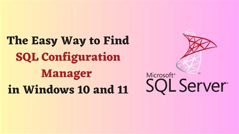 Image result for How to Open SQL Configuration Manager in Windows 10Pro