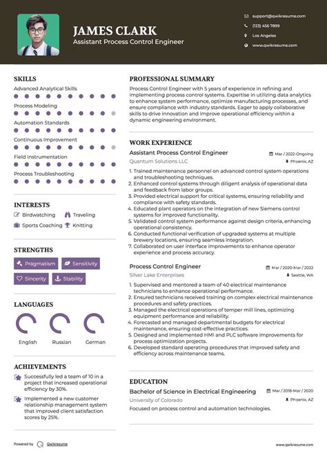 Process Control Engineer Resume に対する画像結果