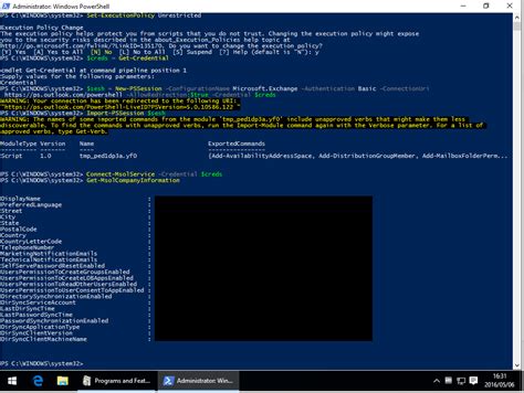 Image result for PowerShell Azure. Get Msolservice