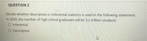 Image result for Descriptive Questiona DN Inferential Question