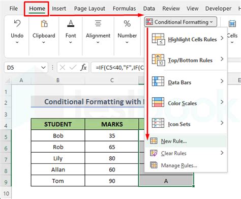 Image result for How to Find Conditional Formatting in Excel