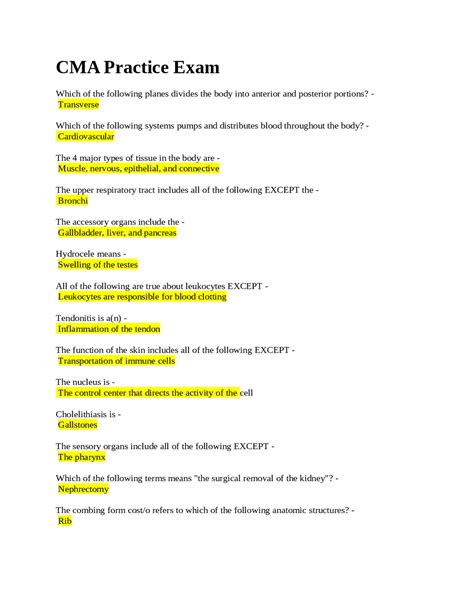 Image result for CMA Test Online Exam